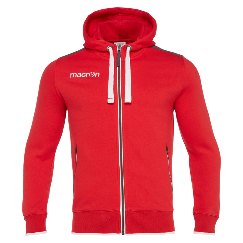 Macron Motown Full Zip Hooded Sweatshirt